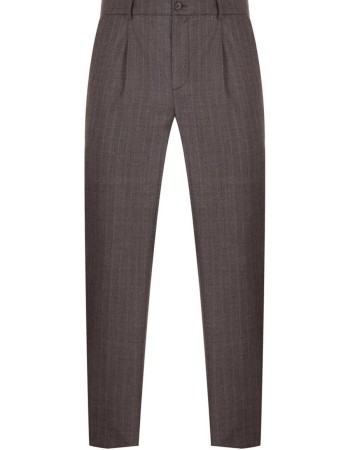 Брюки с защипами из шерсти Loro Piana