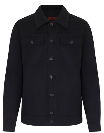 Джинсовка из хлопка и шерсти Loro Piana