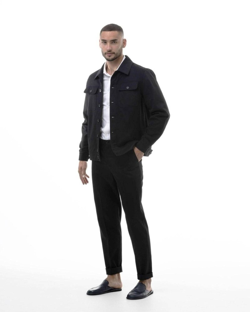 Джинсовка из хлопка и шерсти Loro Piana Джинсовка из хлопка и шерсти Loro Piana